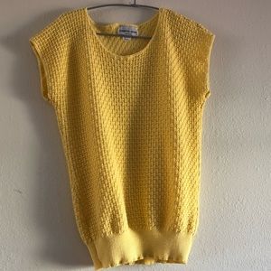 Vintage🍒 Jennifer Adams yellow vest